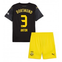 Borussia Dortmund Waldemar Anton #3 Bortatröja Barn 2024-25 Kortärmad (+ Korta byxor)